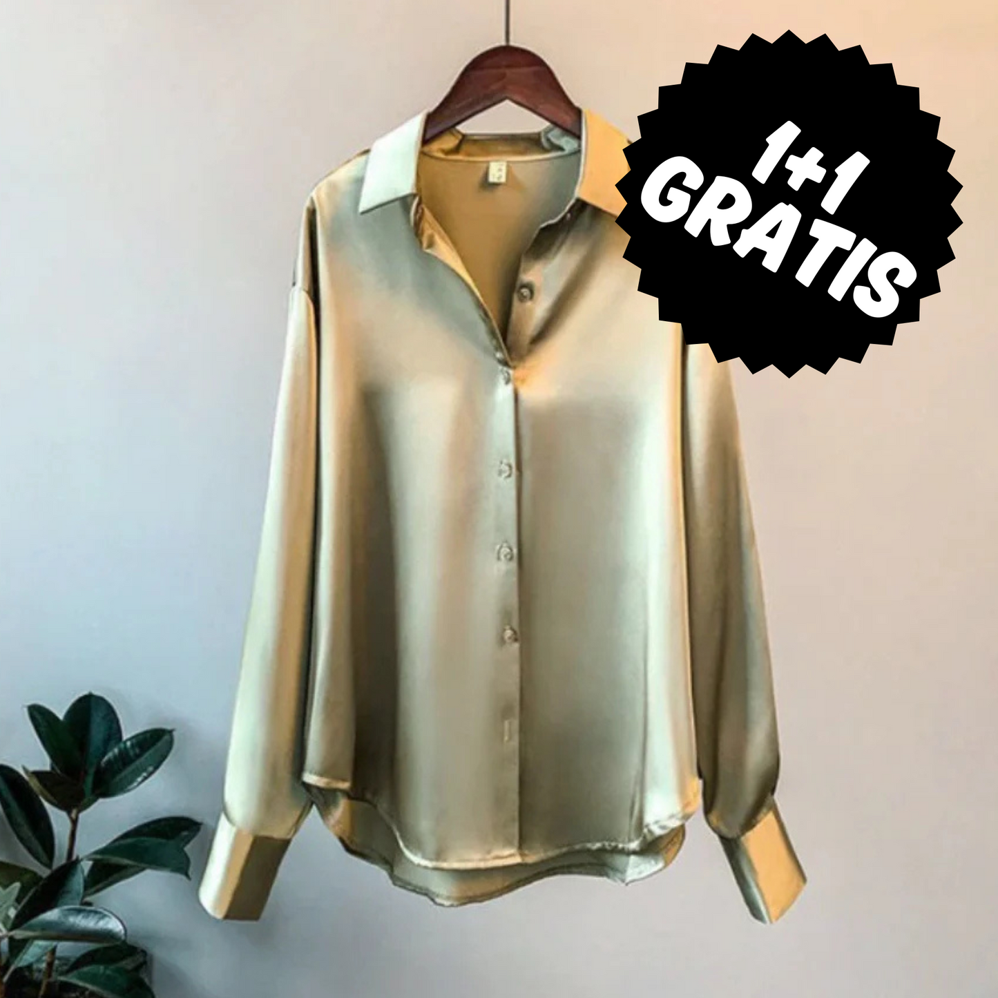 SIGRID™ | Satinbluse 1 + 1 Gratis