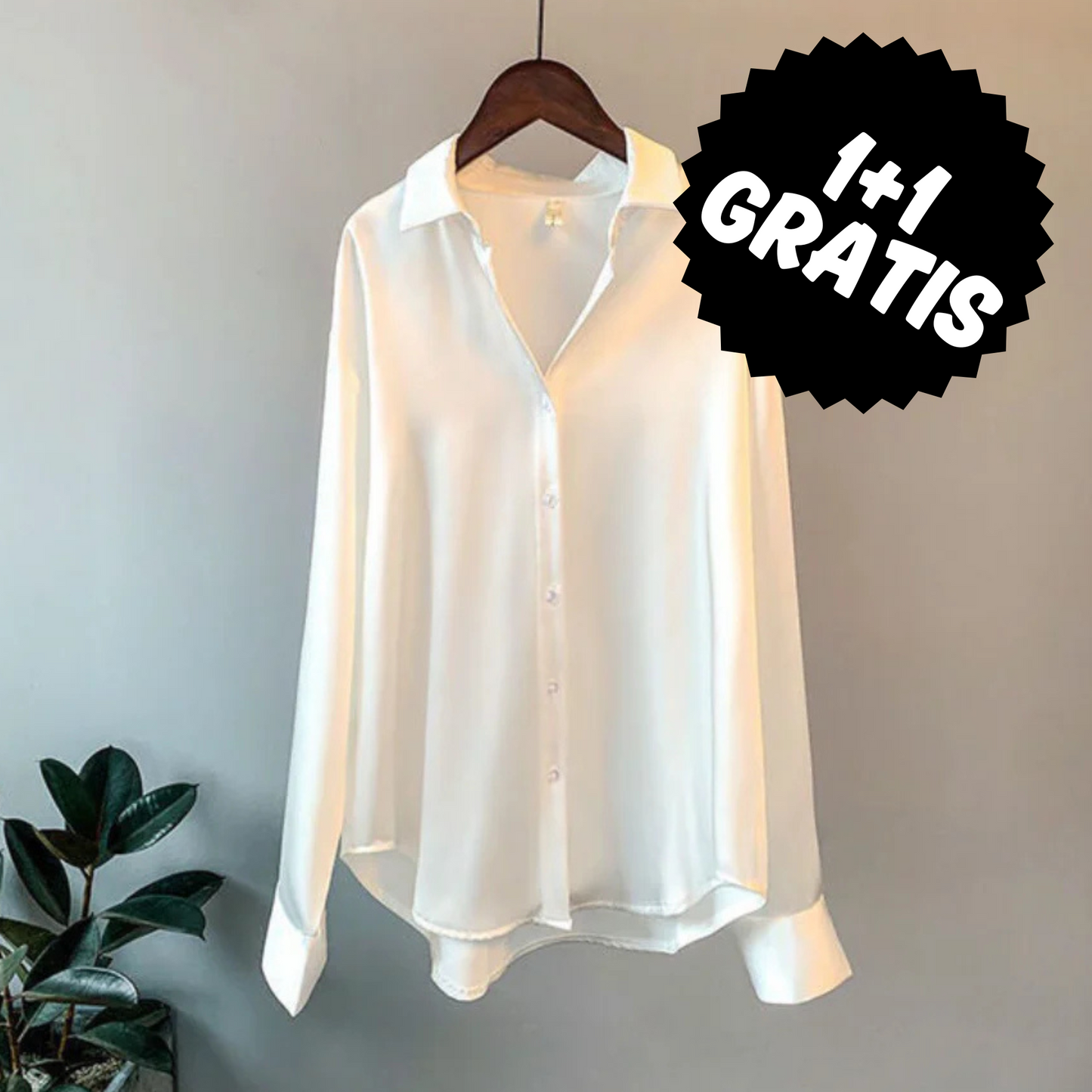 SIGRID™ | Satinbluse 1 + 1 Gratis